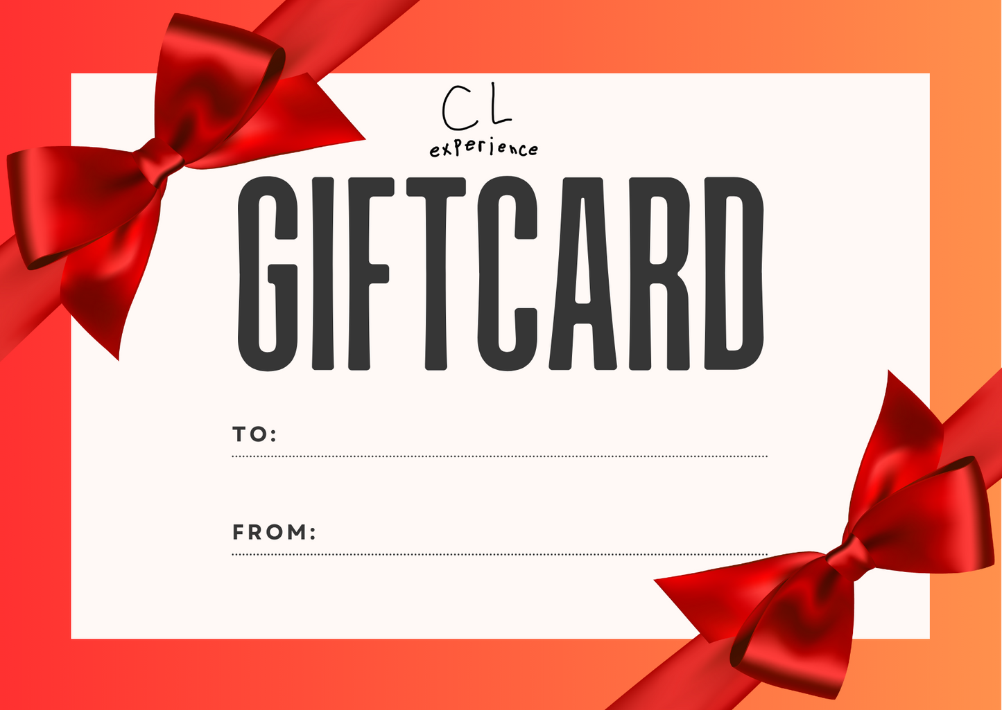 CL Experience Gift Card