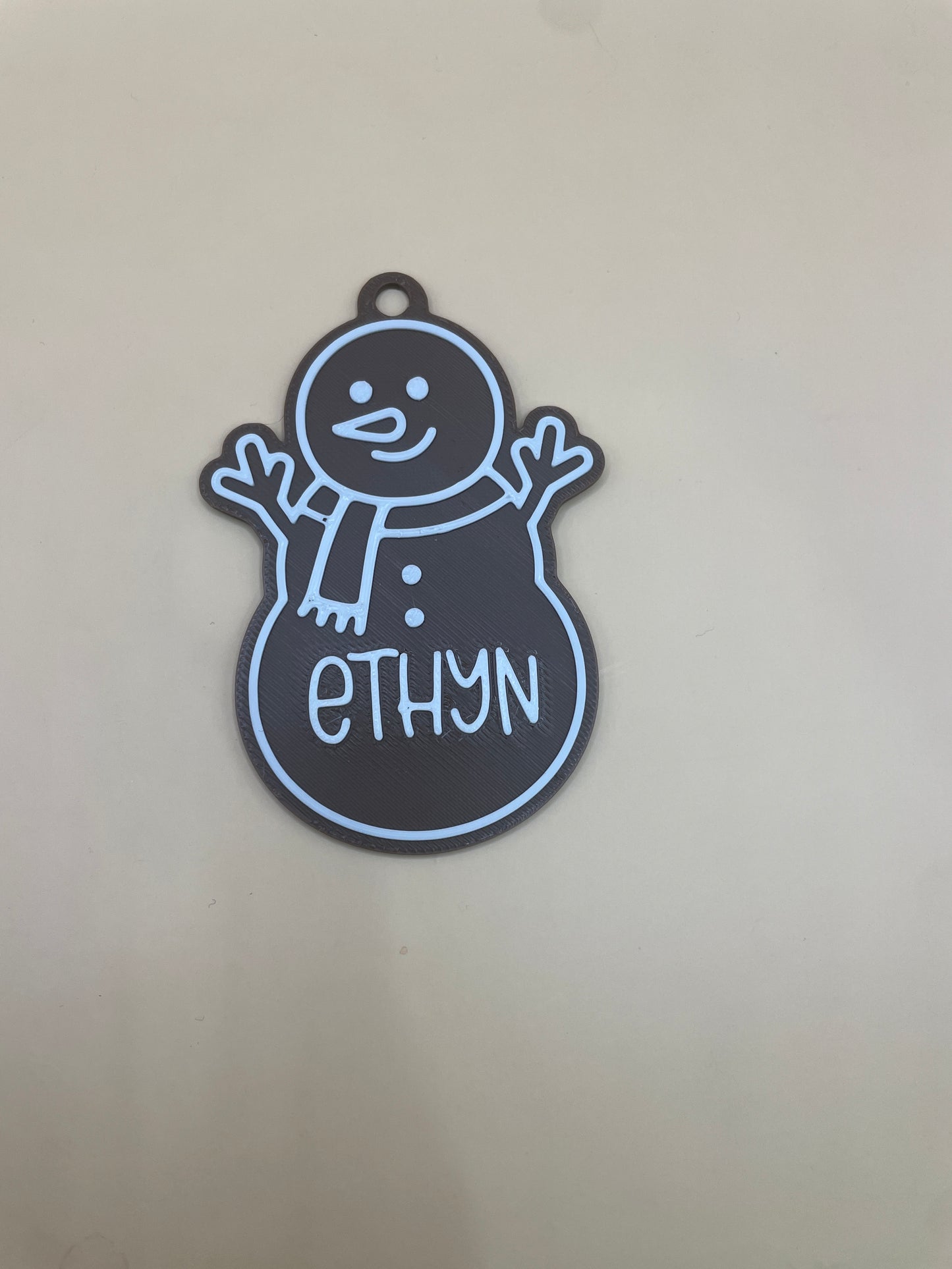 Personalized Gingerbread Ornament Tag – Custom Name Holiday Keepsake | $3 Each