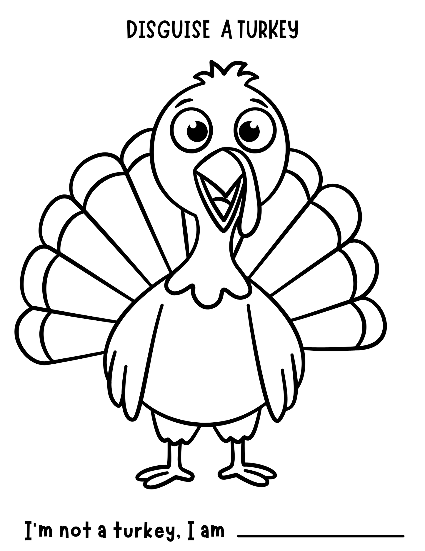 Free Disguise the Turkey Printable – Delivered Straight to Your Inbox!