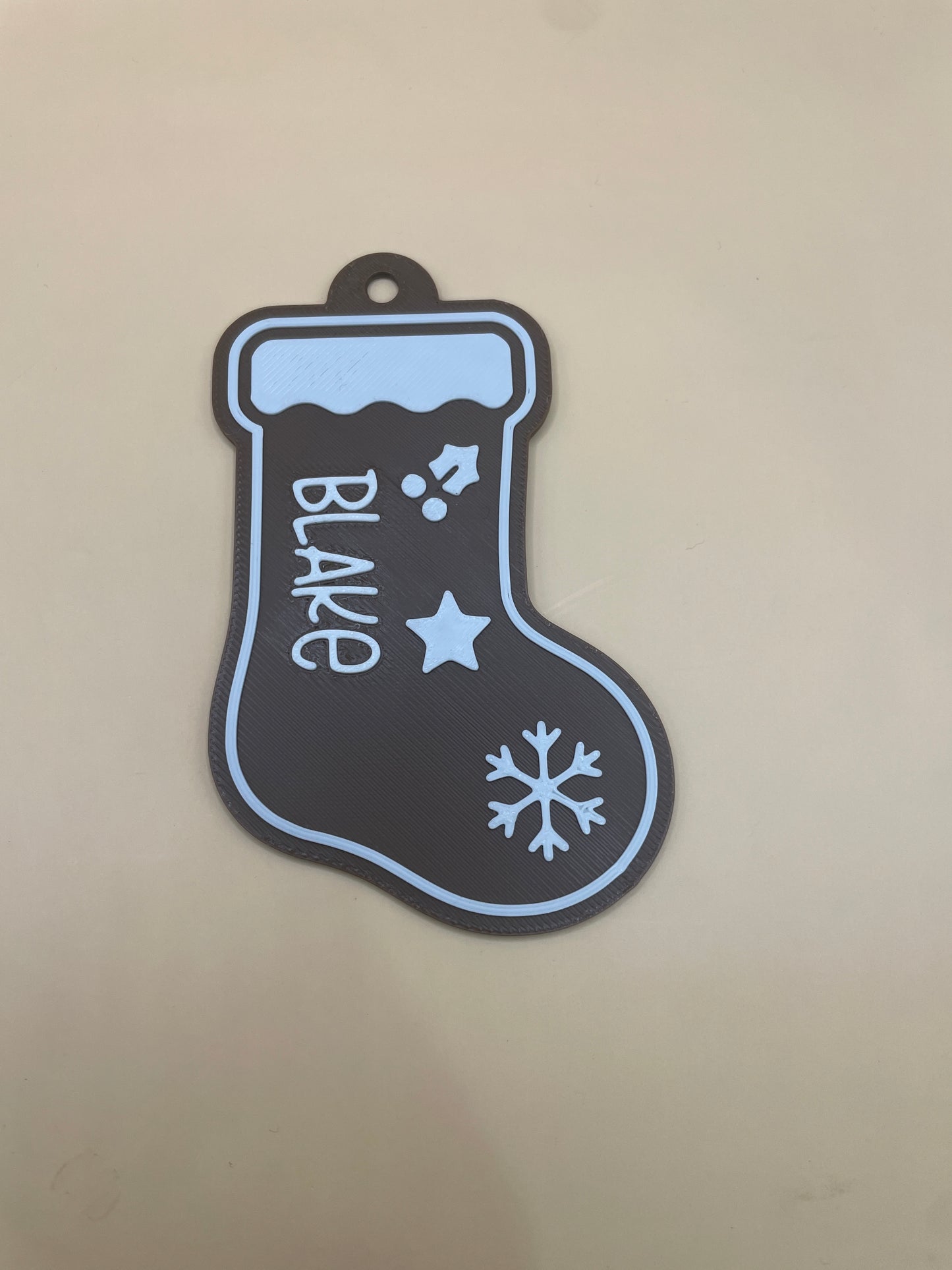 Personalized Gingerbread Ornament Tag – Custom Name Holiday Keepsake | $3 Each