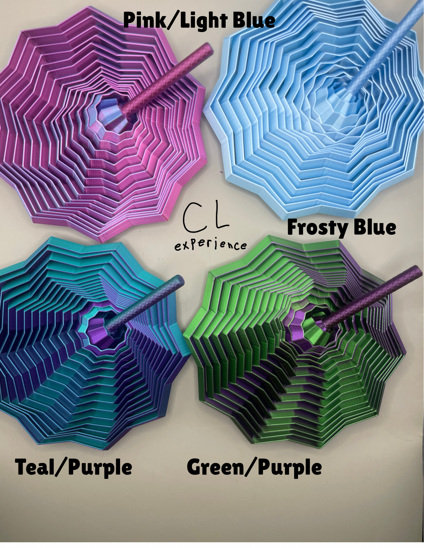 Metallic Star-Shaped Fidget Toy – Sensory Calming Tool for Kids (Blue/Green & Green/Pink)